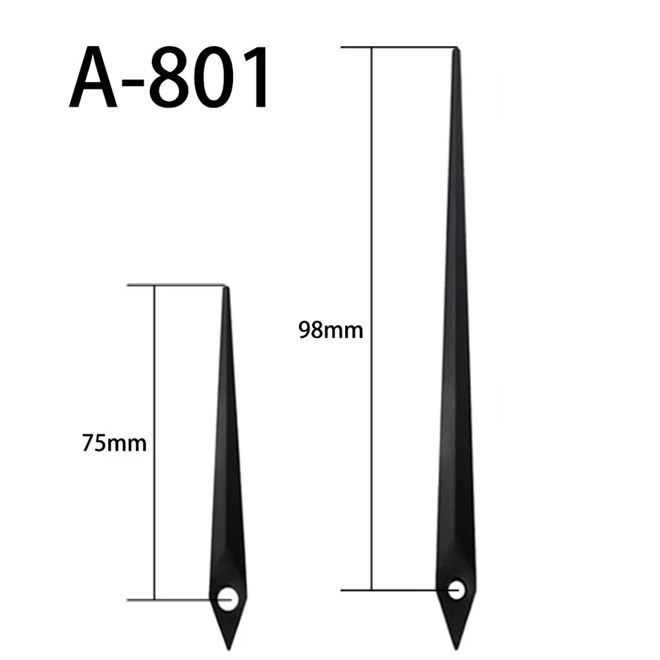 کلاک ہینڈ A-801 بلیک آور اینڈ منٹ